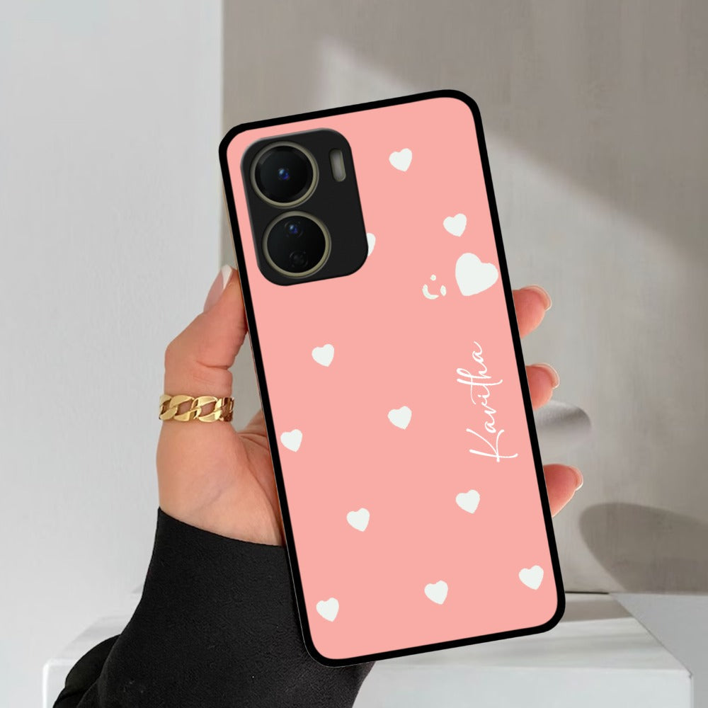 Be Loved Glossy Customized Metal Case Cover Peach For Vivo