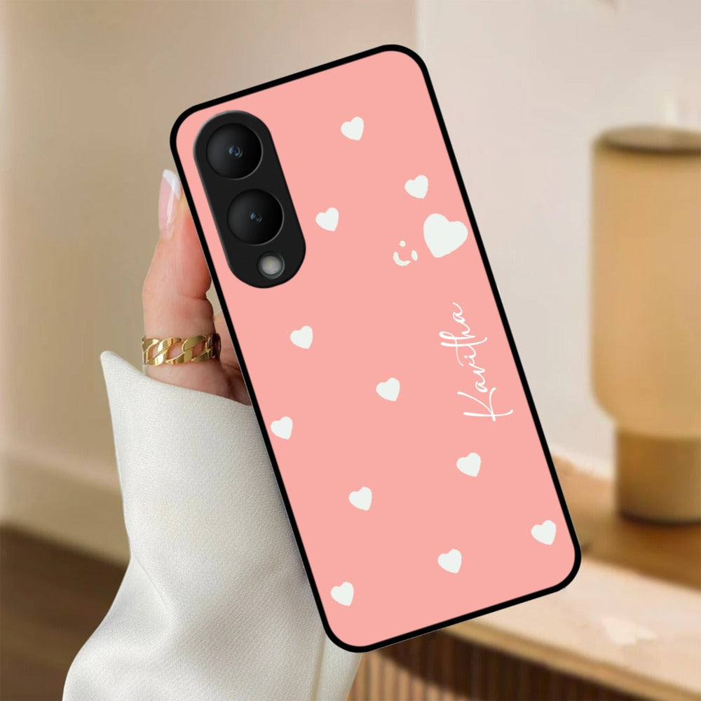 Be Loved Glossy Customized Metal Case Cover Peach For Vivo