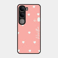 Be Loved Glossy Customised Metal Case Cover Peach For Vivo Y300 5G