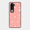 Be Loved Glossy Customised Metal Case Cover Peach For Vivo Y400 Pro 5G