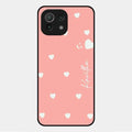 Be Loved Glossy Customised Metal Case Cover Peach For Xiaomi Mi 11 Lite