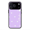 Be Loved Glossy Customised Metal Case Cover Purple For iPhone 17 Pro Max