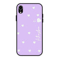 Be Loved Glossy Customised Metal Case Cover Purple For iPhone XR