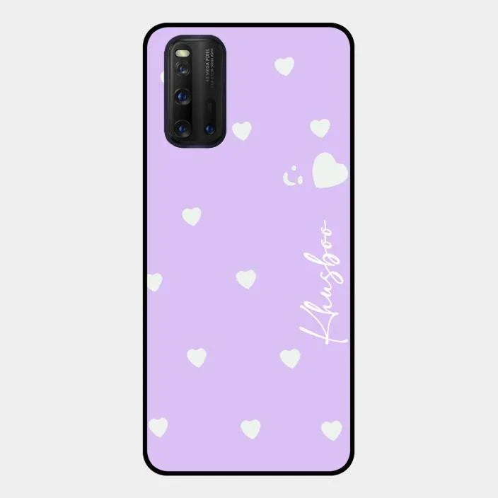 Be Loved Glossy Customised Metal Case Cover Purple For Iqoo 3 5G