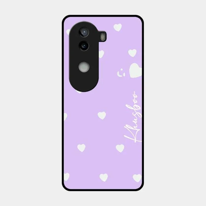 Be Loved Glossy Customised Metal Case Cover Purple For Iqoo Z9S 5G