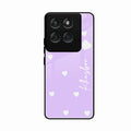 Be Loved Glossy Customised Metal Case Cover Purple For Motorola Edge 60 Pro 5G