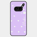 Be Loved Glossy Customised Metal Case Cover Purple For Nothing Phone 2A Plus