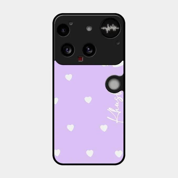 Be Loved Glossy Customised Metal Case Cover Purple For Nothing Phone 3 5G