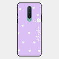 Be Loved Glossy Customised Metal Case Cover Purple For Oneplus 8