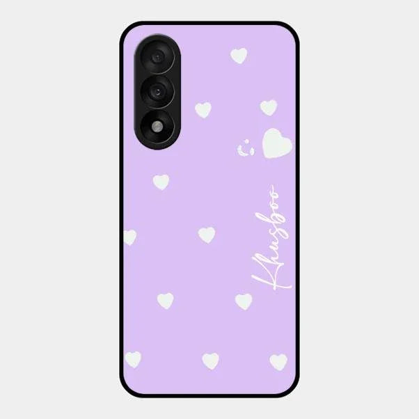 Be Loved Glossy Customised Metal Case Cover Purple For Oneplus Nord 5 5G