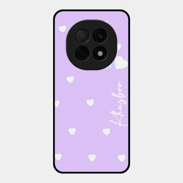 Be Loved Glossy Customised Metal Case Cover Purple For Oppo F29 Pro 5G