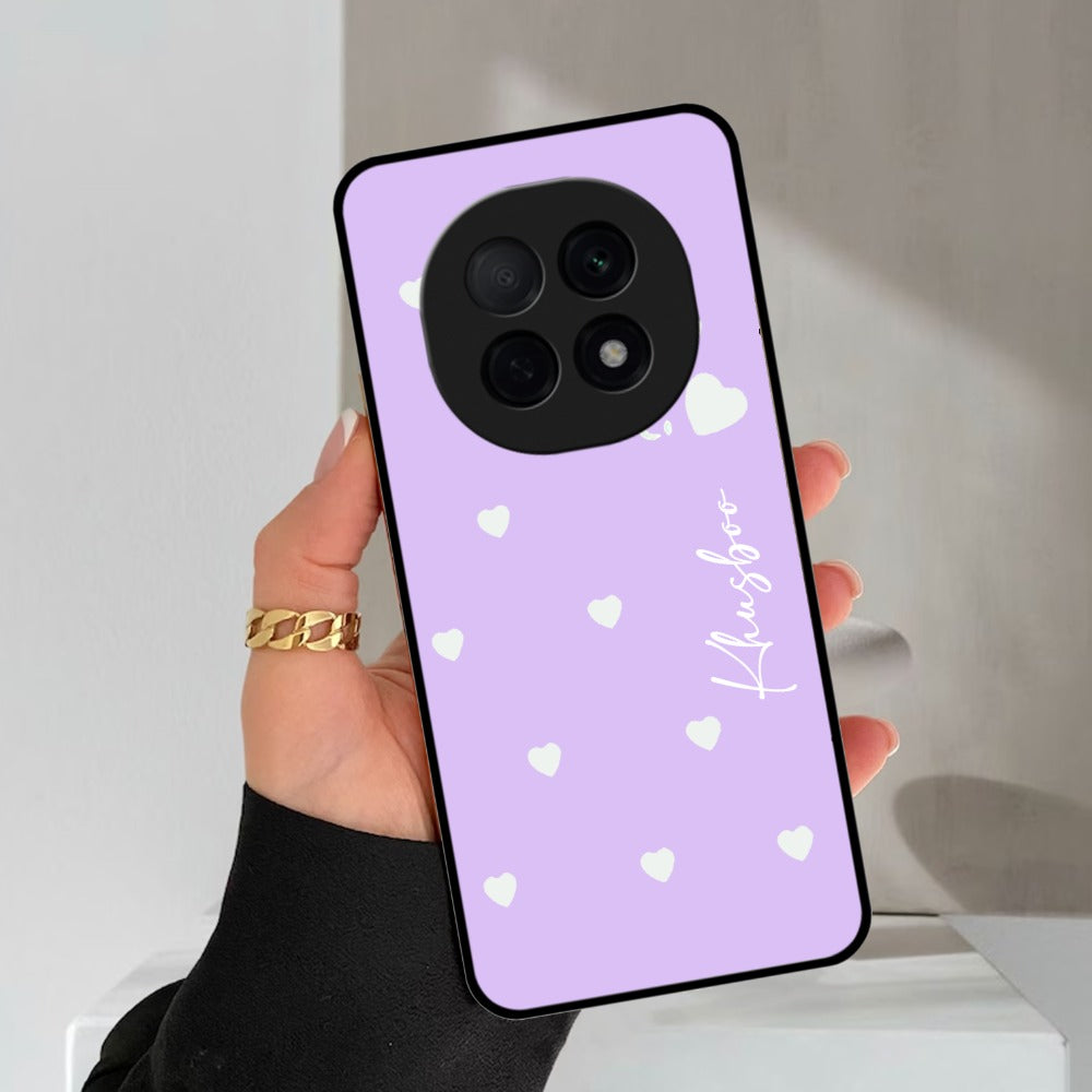 Be Loved Glossy Customized Metal Case Cover Purple For Oppo