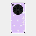 Be Loved Glossy Customised Metal Case Cover Purple For Oppo Find X8 Pro 5G
