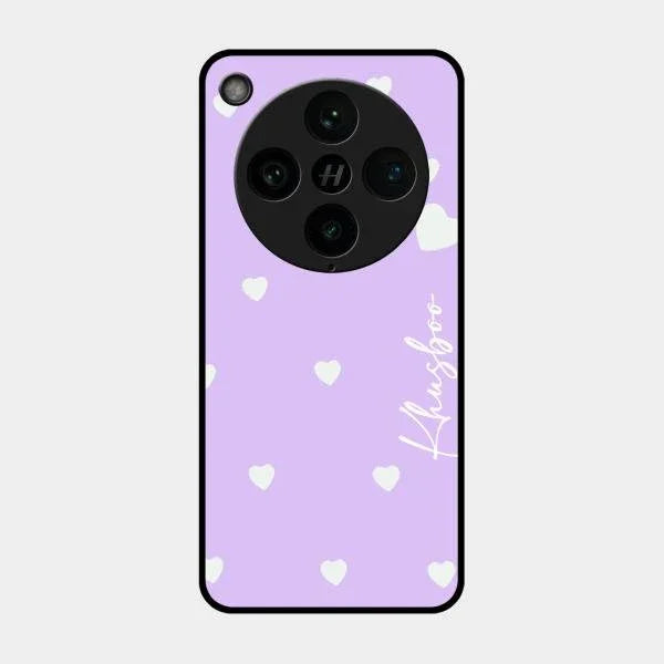 Be Loved Glossy Customised Metal Case Cover Purple For Oppo Find X8 Pro 5G