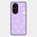 Be Loved Glossy Customised Metal Case Cover Purple For Oppo Reno 10 Pro 5G