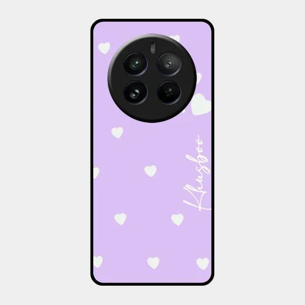 Be Loved Glossy Customised Metal Case Cover Purple For Realme 12 Pro 5G