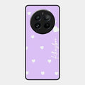 Be Loved Glossy Customised Metal Case Cover Purple For Realme 12 Pro Plus 5G