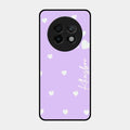 Be Loved Glossy Customised Metal Case Cover Purple For Realme 13 Plus 5G
