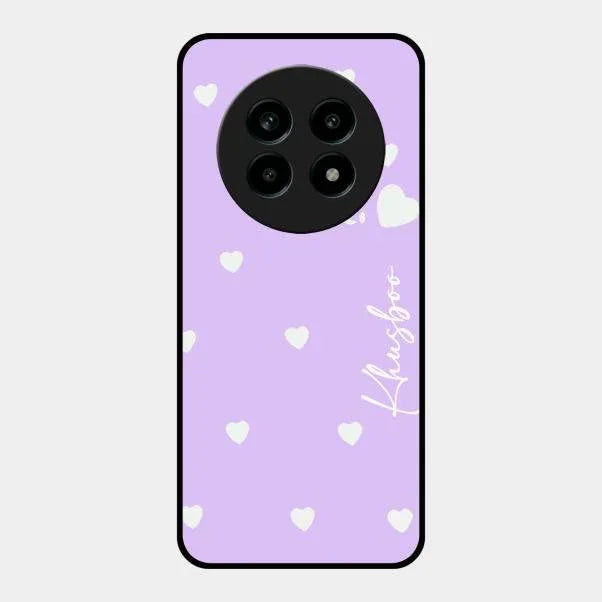 Be Loved Glossy Customised Metal Case Cover Purple For Realme 13 Pro 5G
