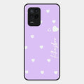 Be Loved Glossy Customised Metal Case Cover Purple For Realme 8 5G