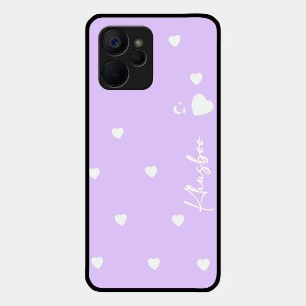 Be Loved Glossy Customised Metal Case Cover Purple For Realme 9I 5G