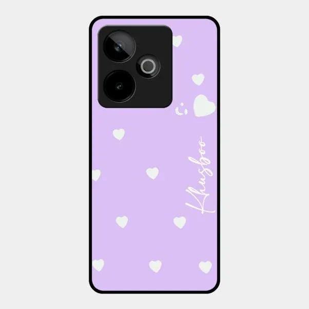 Be Loved Glossy Customised Metal Case Cover Purple For Realme Gt 7T 5G