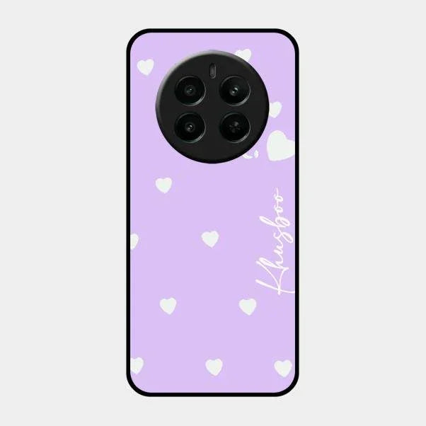 Be Loved Glossy Customised Metal Case Cover Purple For Realme Narzo 70 Pro 5G