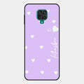 Be Loved Glossy Customised Metal Case Cover Purple For Redmi Note 10 Lite