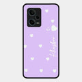 Be Loved Glossy Customised Metal Case Cover Purple For Redmi Note 12 Pro Plus 5G