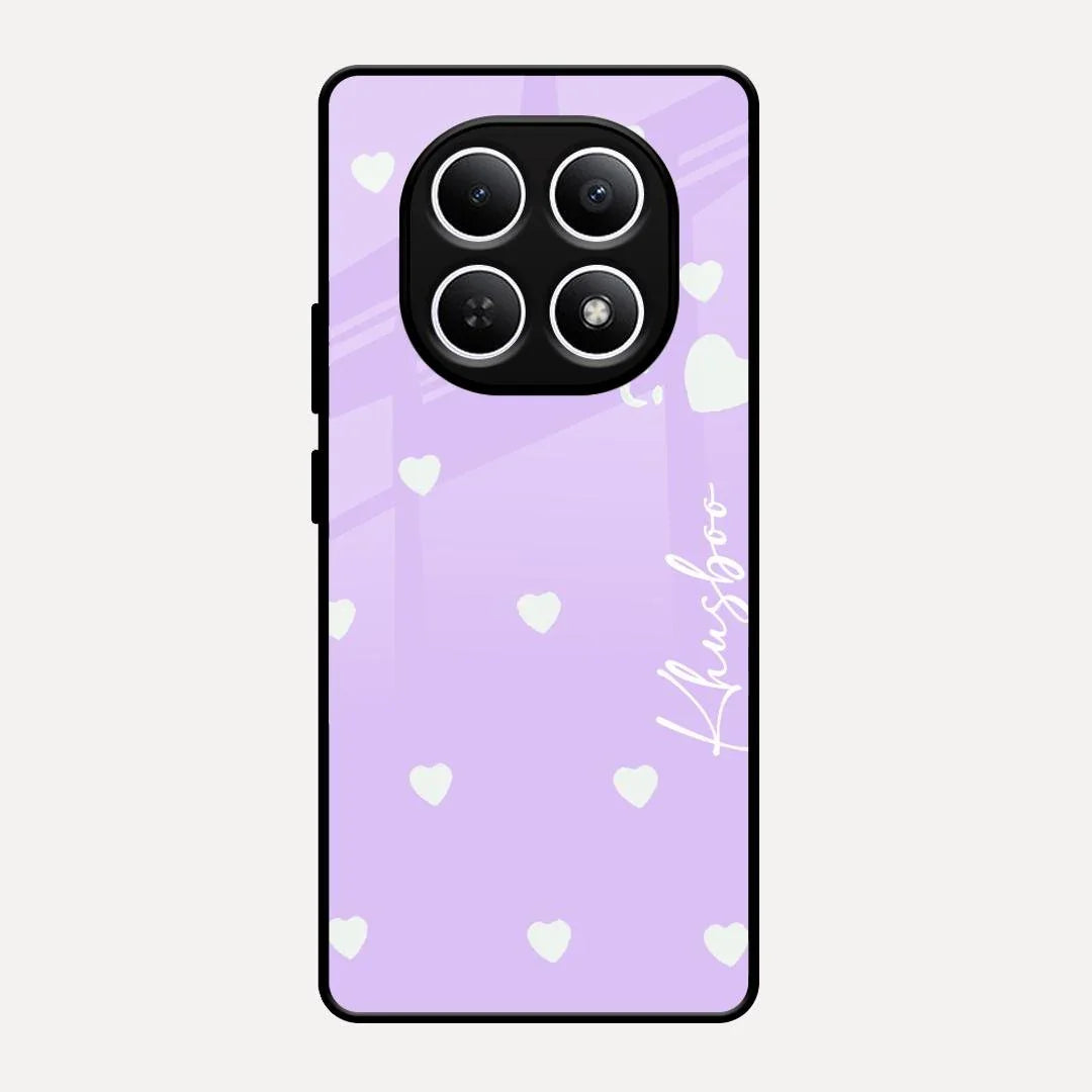 Be Loved Glossy Customised Metal Case Cover Purple For Redmi Note 15 5G