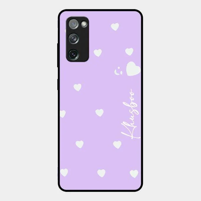 Be Loved Glossy Customised Metal Case Cover Purple For Samsung Galaxy S20 Fe 5G