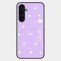 Be Loved Glossy Customised Metal Case Cover Purple For Samsung Galaxy S23 Fe 5G