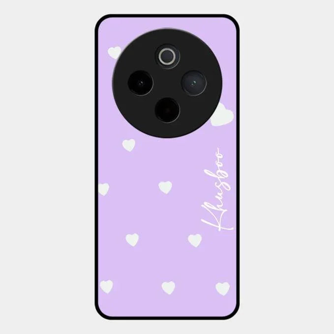 Be Loved Glossy Customised Metal Case Cover Purple For Vivo T4 5G