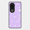 Be Loved Glossy Customised Metal Case Cover Purple For Vivo T4R 5G
