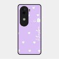 Be Loved Glossy Customised Metal Case Cover Purple For Vivo V40E 5G