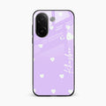 Be Loved Glossy Customised Metal Case Cover Purple For Vivo V60e 5G