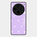 Be Loved Glossy Customised Metal Case Cover Purple For Vivo X100 Pro 5G
