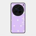 Be Loved Glossy Customised Metal Case Cover Purple For Vivo X200 Pro 5G