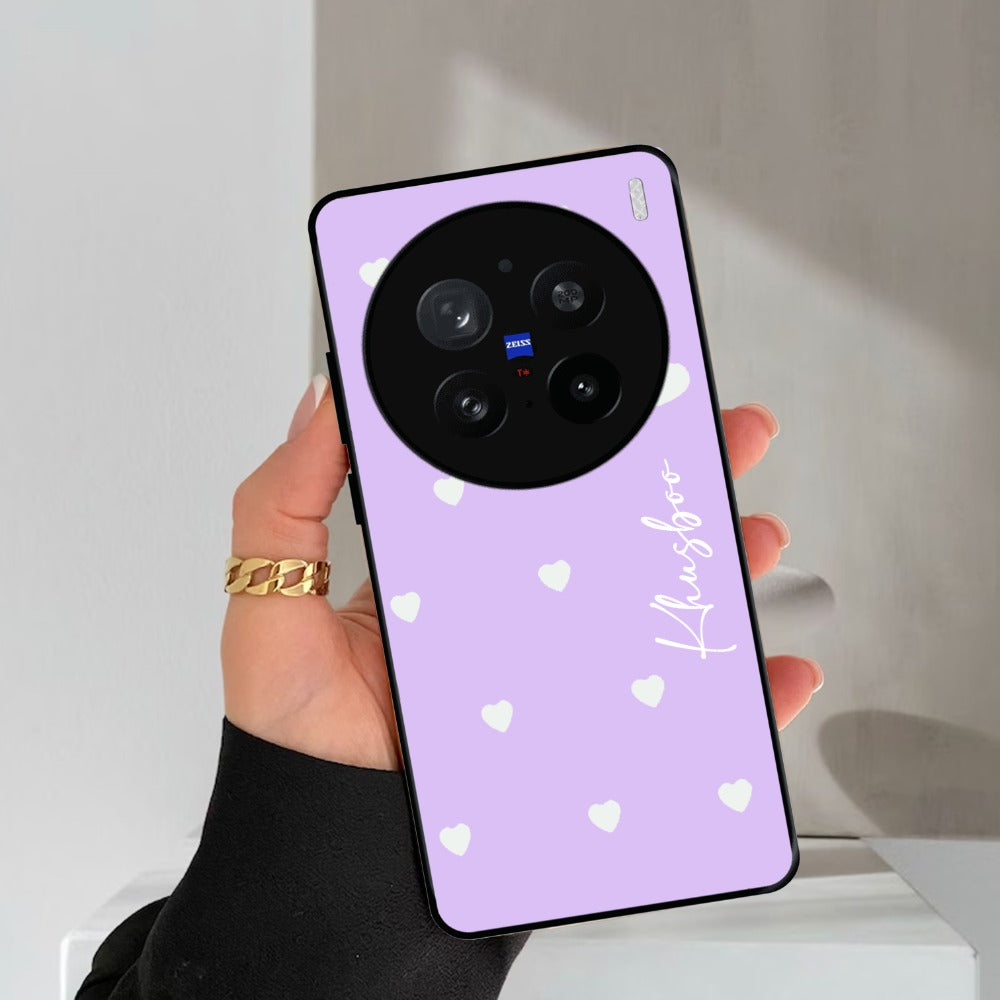 Be Loved Glossy Customized Metal Case Cover Purple For Vivo