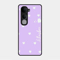 Be Loved Glossy Customised Metal Case Cover Purple For Vivo Y400 Pro 5G