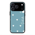 Be Loved Glossy Customised Metal Case Cover Sky Blue For iPhone 17 Pro
