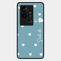 Be Loved Glossy Customised Metal Case Cover Sky Blue For Iqoo 11 5G
