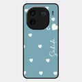 Be Loved Glossy Customised Metal Case Cover Sky Blue For Iqoo 12 5G