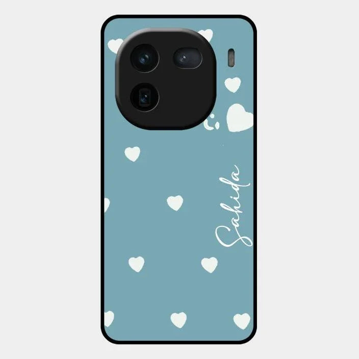 Be Loved Glossy Customised Metal Case Cover Sky Blue For Iqoo 12 5G
