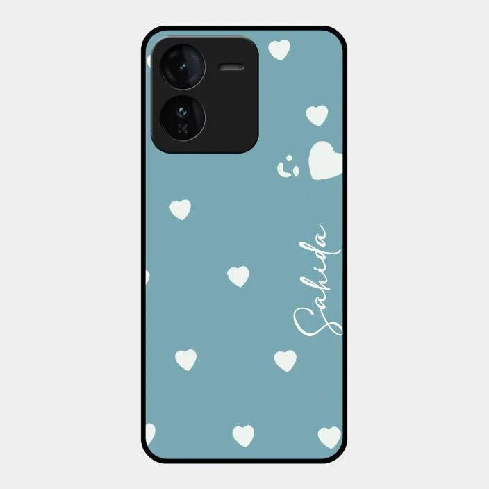 Be Loved Glossy Customised Metal Case Cover Sky Blue For Iqoo Z9 5G
