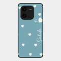 Be Loved Glossy Customised Metal Case Cover Sky Blue For Iqoo Z9X 5G