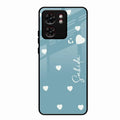 Be Loved Glossy Customised Metal Case Cover Sky Blue For Motorola Edge 40