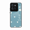 Be Loved Glossy Customised Metal Case Cover Sky Blue For Motorola Edge 50