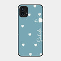Be Loved Glossy Customised Metal Case Cover Sky Blue For Nothing Phone 1
