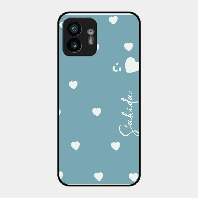 Be Loved Glossy Customised Metal Case Cover Sky Blue For Nothing Phone 2